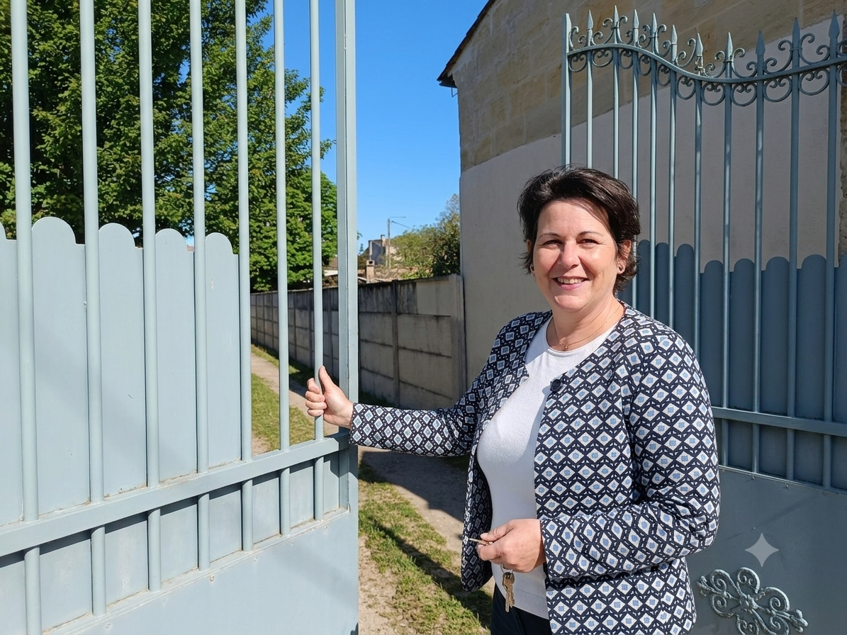Visite d&rsquo;un bien sur le secteur de Coutras